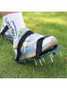 relaxdays Rasenlüfter-Schuhe in Schwarz/ Grün