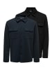 ONLY & SONS Hemdjacke / Overshirt Newkodyl in Schwarz / dunkelblau