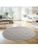 KADIMA DESIGN Teppich Kurzflor Rauten Wohnzimmer in Beige