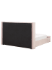 Beliani Doppelbett NOYERS in Rosa - (W) 190 x (H) 132 x (L) 247 cm