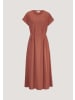Hessnatur Hessnatur Jersey Kleid Knöchellang Relaxed aus reiner Bio-Baumwolle in terrakotta