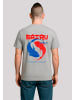 F4NT4STIC T-Shirt Koi Fish Japan Streetstyle in grau meliert