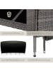 tectake Rattan Gartenlounge für 6 Personen, inklusive Schutzhülle