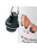 Mr. & Mrs. Panda Wasserflasche Hund Basset Hound mit Spruch in Weiß