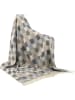 Erwin Müller Jacquard, Baumwollmischung Plaid in creme