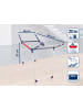 Leifheit  Standtrockner Pegasus 200 Kleinteilehalter weiß blau rot 167,0 x 66,0 x 107,0cm