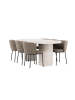 ebuy24 Essgruppe Narvik (7-teilig) Beige 100 x 200 cm