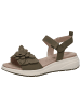 Caprice Sandale in OLIVE NUBUC