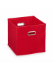 relaxdays 4 x Aufbewahrungsbox in Rot - (B)30 x (H)30 x (T)30 cm