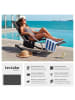 tectake ergonomische Sonnenliege, Belastbarkeit 120 kg, 62 x 146 x 92 cm