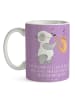 Mr. & Mrs. Panda Tasse Saxophon Liebe mit Spruch in Lavendeltraum