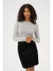 Kaffe Strickpullover KAlizza Tight fit in Light Grey Melange