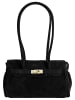 Forty degrees Handtasche Lanverra echt Leder in schwarz
