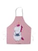 Mr. & Mrs. Panda Kochschürze Einhorn Fotograf ohne Spruch in Rot Pastell