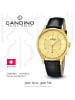 Candino Analog-Armbanduhr Candino Elegance schwarz groß (ca. 41,3mm)