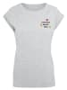 F4NT4STIC T-Shirt Christmas Baking Crew in grau meliert