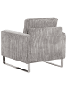 Beliani Sessel VIND in Grau - (W) 76 x (H) 82 x (L) 82 cm