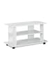 relaxdays TV Board in Weiß - (B)80 x (H)45 x (T)40 cm