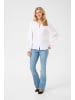 Cream Langarm-Bluse CRTiah Regular fit in Snow White