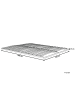 Beliani Lattenrahmen COMBOURG in Schwarz - (W) 160 x (H) 9 x (L) 200 cm