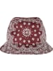  Flexfit Bucket Hat in cherry/white