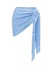 Moda Minx Sarong Scrunch Short Ruffle in Baby Blue