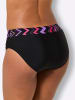 WITT WEIDEN Bikini-Slip in schwarz-pink-lila