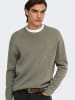 ONLY & SONS Gestrickter Rollkragen in Castor Gray