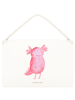 Mr. & Mrs. Panda Deko Schild Axolotl Glücklich ohne Spruch in Weiß