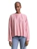 TOM TAILOR Denim Loose Fit Bluse mit Ballonärmeln in Soft Mauve Rose