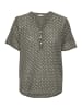Kaffe Kurzarm-Bluse KAalvine Regular fit in Grape Leaf