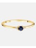 Diamant L'éternel Ring aus 375 Gelbgold mit Diamant mit Saphir