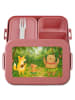 Mr. & Mrs. Panda Bento Box Waldtiere Aloha Design ohne Spruch in Rot Pastell