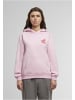 Mister Tee Mister Tee Lucky Cherry Ladies Fluffy Hoody in softpink