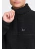 BLEND Strickfleece-Pullover BHMTOTTEN in Schwarz
