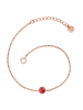 Glanzstücke München Armband Sterling Silber Granat in roségold