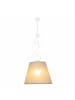 Licht-Erlebnisse Pendelleuchte (B)30 x (L)30 x (T)70 cm in Weiß BeigeWeiß Beige