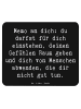 Mr. & Mrs. Panda Maus Pad Spruch Gefühle Freiheit mit Spruch in Schwarz