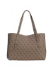 Guess Brenton - Shopper 45 cm (coal logo) in latte logo