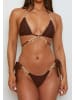 Moda Minx Bikini Hose Seychelles Tie Side Brazilian in Braun