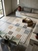 KADIMA DESIGN ALDER Teppich Bouclé Flachgewebe 140x200 Multi Schlafzimmer Modern in Multi