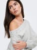 ONLY Sweatshirt in Light Grey Melange