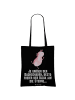 Mr. & Mrs. Panda Uni Tasche Axolotl Tanzen mit Spruch in Schwarz