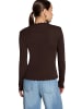 Zero  Langarm-Shirt unifarben in Chocolate Plum