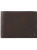 Piquadro Black Square - Herrengeldbörse 4cc 12.5 cm in dark brown