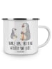 Mr. & Mrs. Panda Kaffeebecher Opa Weisheit und Liebe mit Spruch in Weiß