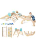COSTWAY 8-in-1 Montessori Kletterdreieck in Beige