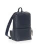 Mandarina Duck Mellow Leather - Rucksack 13" 36 cm Leder (scarab) in dress blue