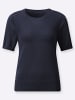 WITT WEIDEN Kurzarm-Pullover in marine