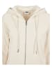 Urban Classics Zip-Kapuzenpullover in whitesand